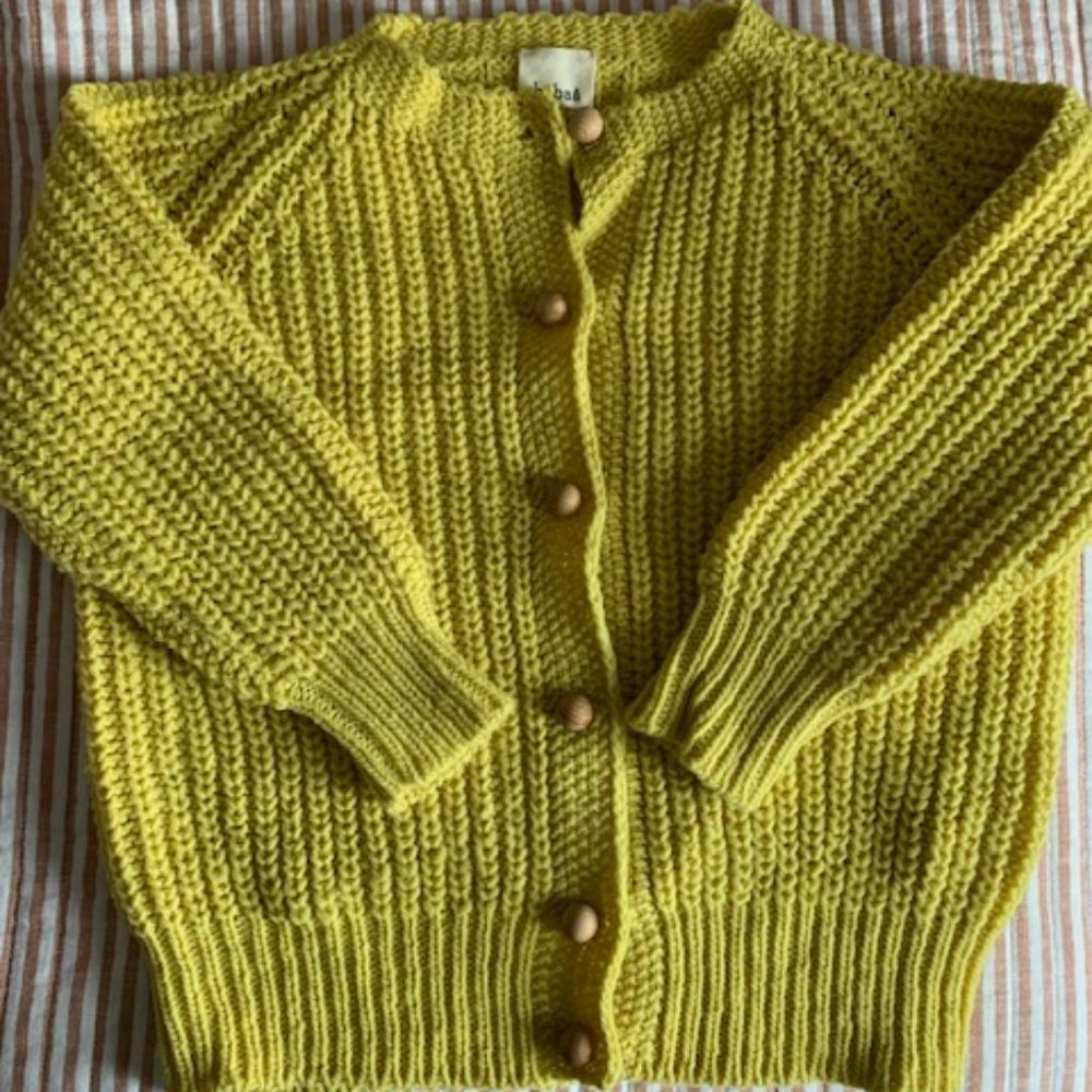 Babaa Cardigan No.5 in acacia color